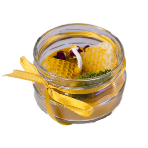 Svece Burciņā (Dekorētas)