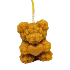 Svecīte "Lācītis ar Sirsniņu"